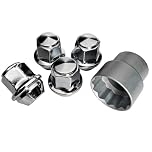 Locking Wheel Nut Removal Tool - For use when lost or broken original Ford Fiesta, B-Max, Focus, C-Max, Ka+, Kuga, Mondeo, Puma and other models Wheel Lock Key & 4 x non locking wheel nuts.