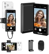 Newmowa Phone Vlog Selfie Monitor Screen, 4K 30fps Wired &amp; 1080P Wireless Recording, Magnetic Pho...