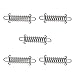 Zxxin-Muelle de compresión, Tienda de campaña de primavera, Buckle Set, 5 piezas de acero inoxidable de alta resistencia Toldo tensor de cuerda, for lonas, carpas, toldos, cubiertas , Accesorios