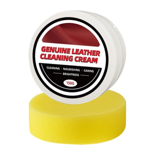 レザークリーム | 多機能ディテーリング150グラム スポンジ付き - ソファ皮革修復剤 | バッグ 自動車 靴 ブーツ シート 自動車 家具 車両用