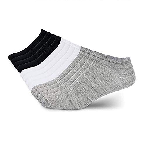 I&S Men's 12 Pack Low Cut No Show Ankle Socks - Socks Men Size 10-13