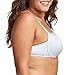 Maidenform Underwire Demi Bra, Best Push-Up Bra with Wonderbra Technology, Smoothing Lace-Trim Bra with Push-Up Cups, White, 34C