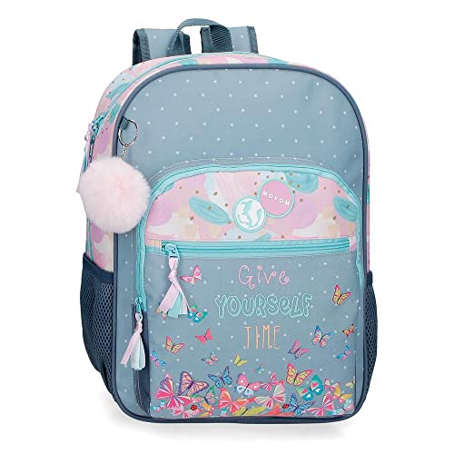 MOVOM Give Yourself Time, Equipaje Bolsa De Mensajero Niñas, Azul (Blue), Talla Única Cover