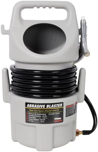 Portable Abrasive Blaster Kit - Handheld Sandblasting Gun Kit, for Rust Removal, Paint Stripping, and Surface Cleaning, for DIY, Workshop