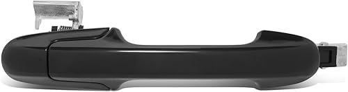 Miniatura 1 de DNA MOTORING Manija de puerta exterior trasera derecha compatible con 03-07 Honda Accord Sedan, negro, OEM-DHO-01088
