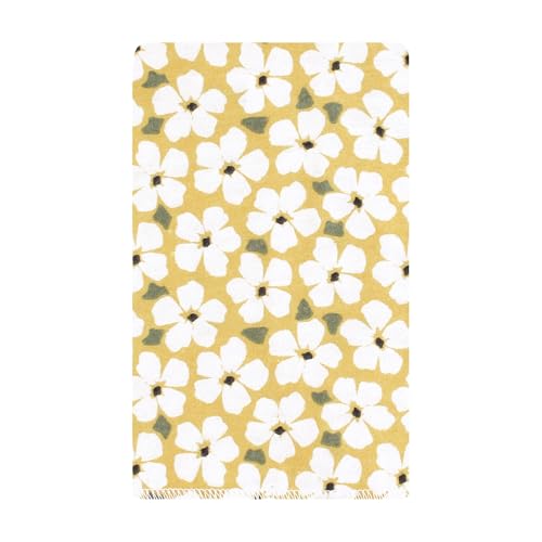 Image of Hudson Baby Unisex Baby Flannel Burp Cloth 10pk, Sage Floral, One Size