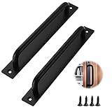 👍🌟[Scheunentürgriff-Kit]: 2 Türgriffe plus 4 Schrauben. Länge: 8,3 