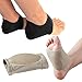 MEDIZED Plantar Fasciitis Therapy Wrap Heel Foot Pain Arch Support Ankle Brace Insole Orthotic … (Beige Arch Sleeve and Black Heel Wrap)