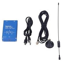 RTL SDR Receiver Full Band, RTL SDR USB Receiver with Double SMA Antenna Connectors, Frequency Range 100KHz - 1.7GHz