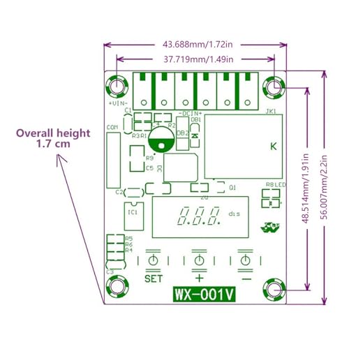 Module de relais de tension et de détection de limite de charge de batterie
