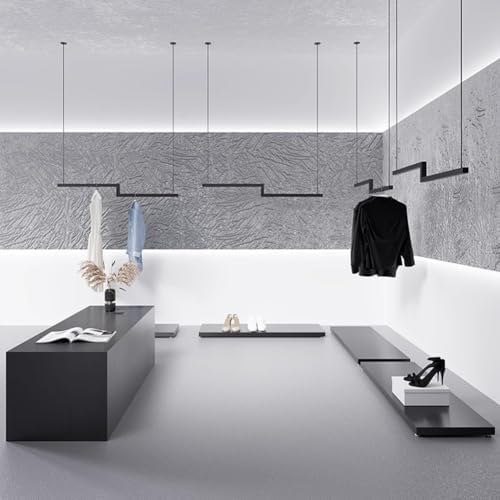 Adjustable Height Ceiling Hanging Clothing Rack, Retail Display Pipe Shelf for Dresses & Garments Storage, Ideal for Weddings & Events (Black, 120 CM)