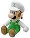 Nintendo Official Super Mario Fire Luigi di Peluche, 20,3 cm
