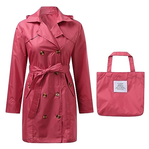 Manteau de pluie long femme pour activités de plein air