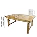 Soporte para portátil plegable de bambú | Escritorio de cama de madera...