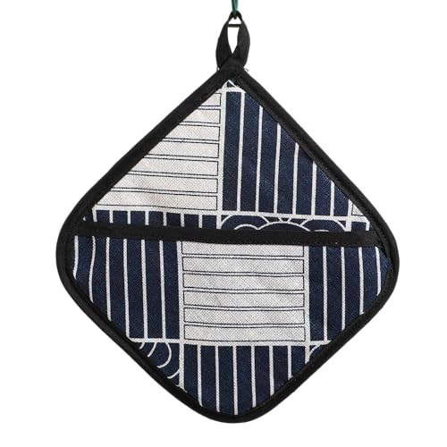 Foonary 8 Stück Topflappen Set mit Tasche - topflappens Quadratische Hitzebeständige Baumwolle Topflappen - Topflappens Set Quadratischer Perfekt für Küche & Backen Küchen-Anfänger
