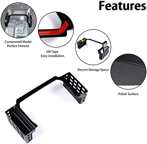 Toyota Tacoma 2016-2023 Console Organizer - Center Console Storage Box with Phone Storage, Both Sides Storage Box, Accessories