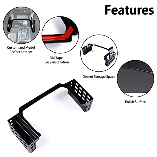 Toyota Tacoma 2016-2023 Console Organizer - Center Console Storage Box with Phone Storage, Both Sides Storage Box, Accessories