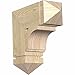 Ekena Millwork BKT06X18X18IMP03RDF Imperial Arts & Crafts Rough Sawn Bracket, 6" Width x 18" Depth x 18" Height, Douglas Fir