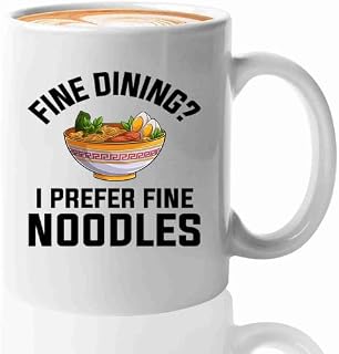 Ramen Coffee Mug 11oz White -Fine dining - Food Lovers chicken pumpkin vegan pantry spicy noodles