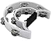 YMC TAM20-WT Half Moon EZ Grip Tambourine 20 Jingles - White