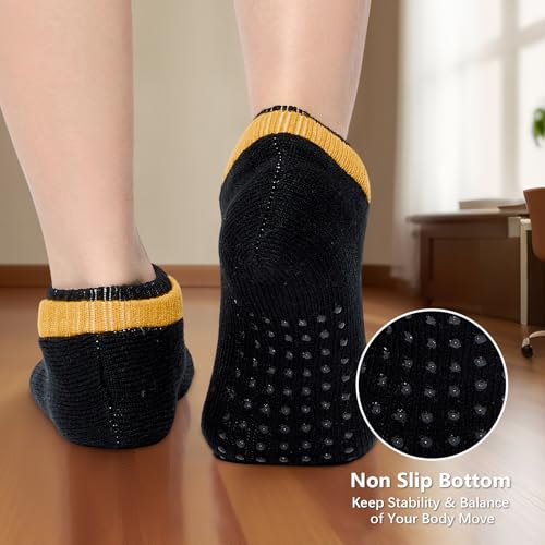 Image of American Trends Slipper Socks for Women Non Slip Christmas Socks Comfy Warm Winter Grippy Socks with Grippers