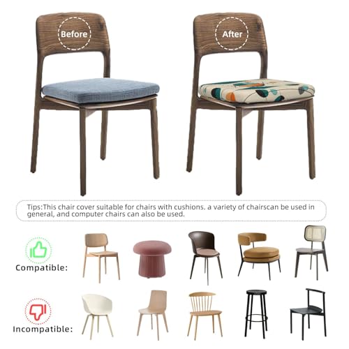 Housse de tabouret de bar extensible pour rénover vos assises usées - 5