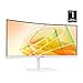 Samsung 34” ViewFinity (S65TC) Series Ultra-WQHD 1000R Curved Computer Monitor, HDR10, 100Hz, AMD FreeSync, Thunderbolt 4, Height Adjustable Stand, Built-in Speakers, Eye Care, LS34C650TANXGO, 2024