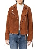 Biker-Wildlederjacke Vila Female Lederjacke Wildleder XLOak Brown