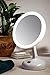 Floxite 10X Magnifying LED Lighted Vanity Mirror with 2 Light Settings