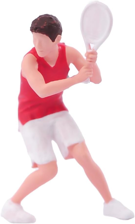 Figurine de tennis 1/64 AMITD miniature dynamique hautement détaillée