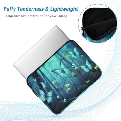 Funda para portátil 13-14 pulgadas con diseño de mariposas miniatura 5