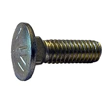 Small Parts 5024C8 1/2"-13 x 1-1/2" Carriage Bolt Grade 8 Fully Threaded Zinc Yellow Pack of 10
