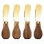 Acacia Wood & Gold Blade