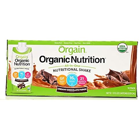 ORGAIN Organic Chocolate Fudge Shake 12 Pack Cover