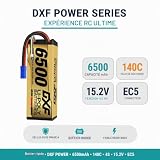 Dxf lot de 2 batteries LiPo 4S 6500 mAh 140C prise EC5 photo 6