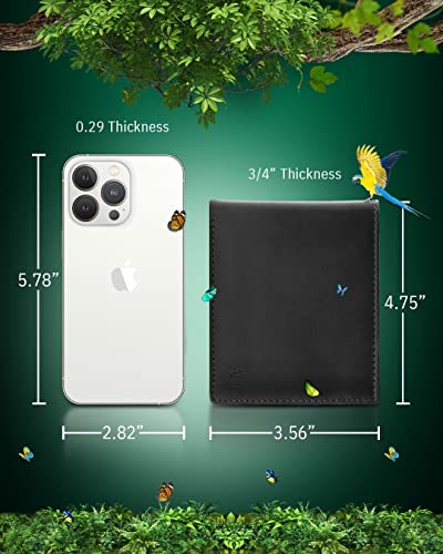 Access Denied Vegan Leather Bifold Wallets For Men - Cruelty Free Non Leather Mens Wallet With Id Window Rfid Gifts For Him #TOP3