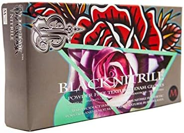 Blackwork Nitrile Black Disposable Gloves - Box of 100 - Extra Small