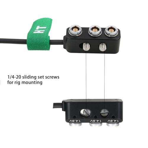 Power RS Splitter Box de 12/24V triple con conectores Fischer para cámara de cine 3