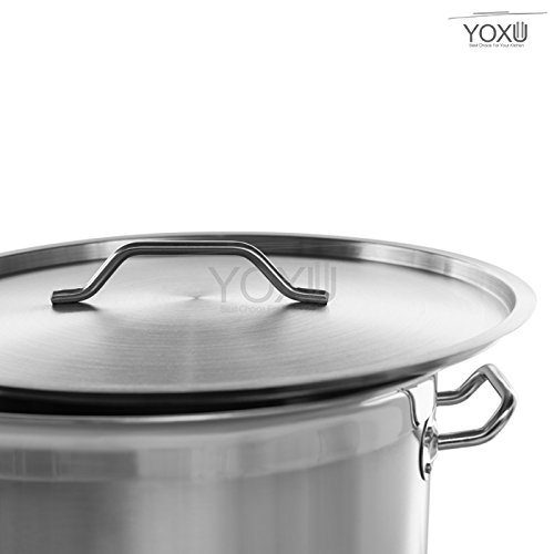 YOXU Pentola con Coperchio Acciaio Inox 18/10
