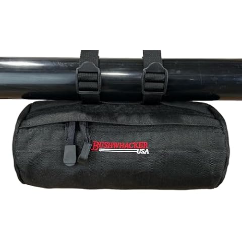 Bushwhacker UTV Small Cylinder Bag for Roll Bar Railing – Dimensions 8.5" x 4" – ATV Accessories for Side by Side Pack, Overhead Storage, and Snowmobile Organization Cover