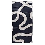 GEOMETRY Micro-Loop Beach Towel – Spring & Summer Collection – Quick-Dry, Sand-Resistant, Ultra-Absorbent Compact Towel for Beach & Travel (Wind Down)