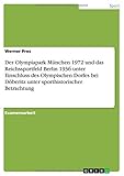 olympisches dorf münchen grundriss  Der Olympiapark München 1972 und das Reichssportfeld Berlin 1936 unter Einschluss des Olympischen Dorfes bei Döberitz unter sporthistorischer Betrachtung
