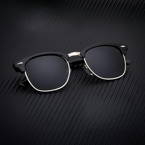 Polarized Sunglasses for Men and Women Mens Womens Sunglasses Semi-Rimless Frame Driving Sun glasses 3 Pack4