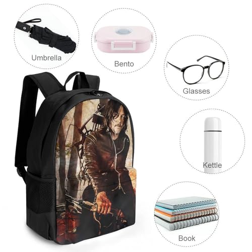 Daryl Dixon-Chapel Roan Lightweight Casual Travel Backpack - Laptop Backpack for Men, Women | Modern Book Bag for College, School And High School Teens 42x30.5cm4