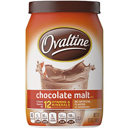 NESTLE OVALTINE Milk Flavoring Chocolate Malt