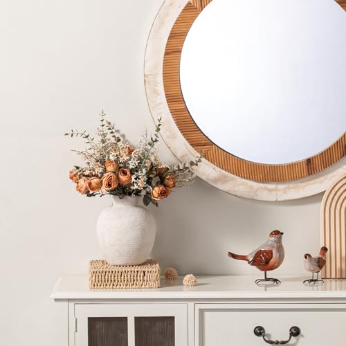 image for Vanselia Ceramic Flower Vase Home Decor - Farmhouse Table Vases Rustic