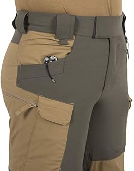 Helikon-Tex Outback Line, HOP Hybrid Outback Broek, DuraCanvas VersaStretch, Asgrijs/zwart, 38W / 34L