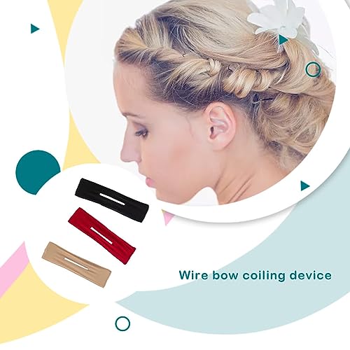 SUWIAKLALL Modelador de cabelo com rolo de cabeça inovador para cachos lindos e sem esforço e faixa