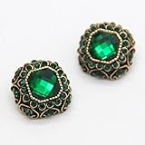 LIUXIN 4 Uds Vintage Diamantes de imitación Metal Mujeres Vestido Abrigo Botones para Ropa Hermosos suéteres cárdigan Costura Accesorios de Bricolaje