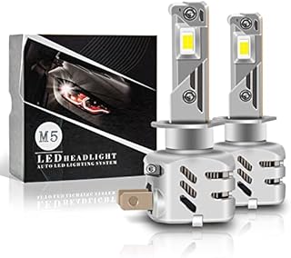 WE LITING H1 LED Headlight Bulbs, Super Bright 9600LM 110W 6000K Cool White H1 LED Bulbs, All-in-One High Efficient Car Headlight Bulbs, Wireless Plug and Play Conversion Kit, Pack of 2